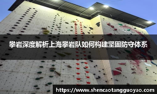 攀岩深度解析上海攀岩队如何构建坚固防守体系