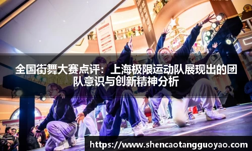 全国街舞大赛点评：上海极限运动队展现出的团队意识与创新精神分析